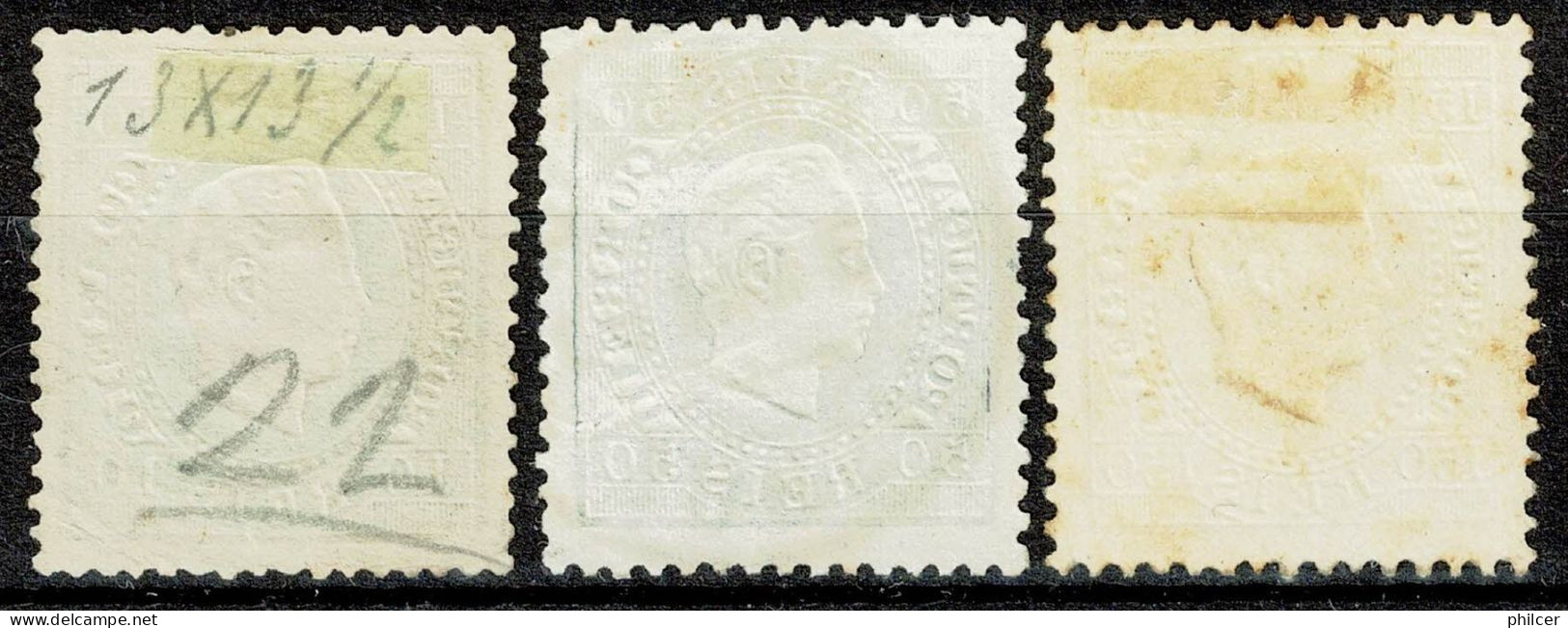 Portugal, 1879/80, # 49/51, Used - Used Stamps