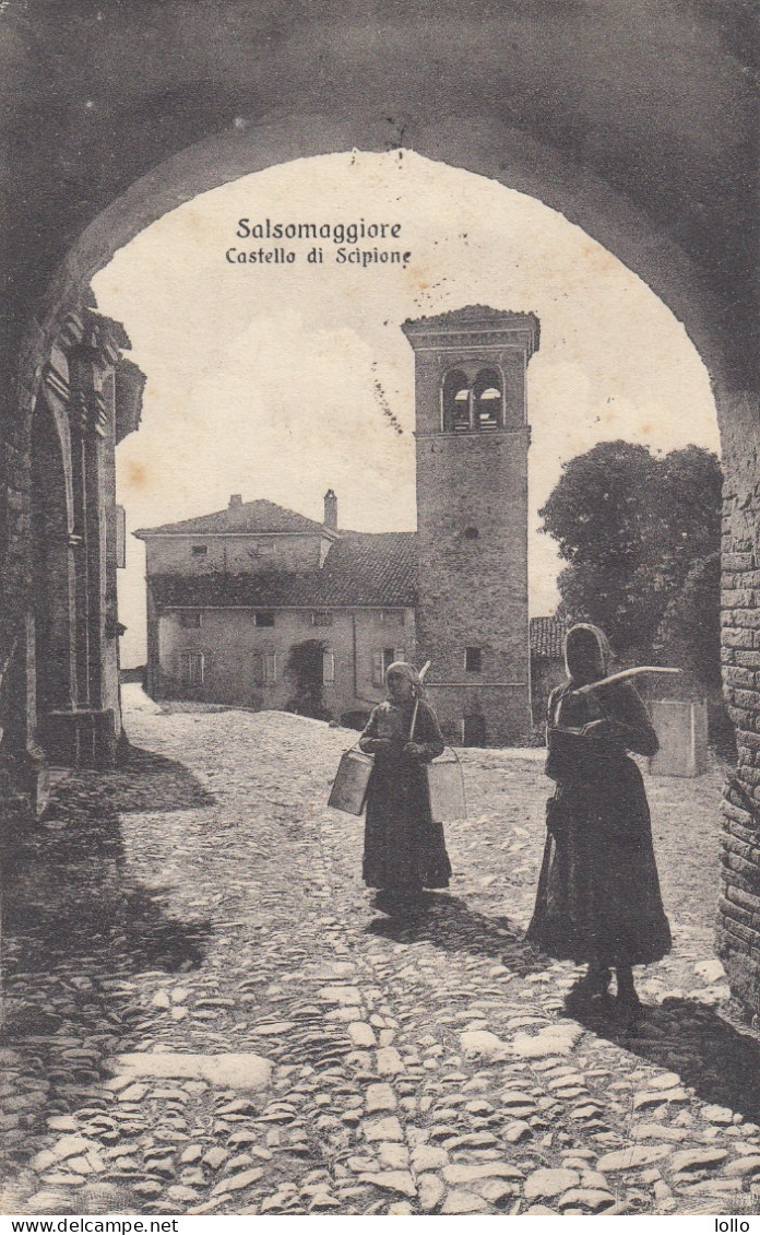 Emilia Romagna - Parma  -  Salsomaggiore  -  Castello Di Scipione  - F. Piccolo  -  Viagg  -  Bella Animazione - Sonstige & Ohne Zuordnung