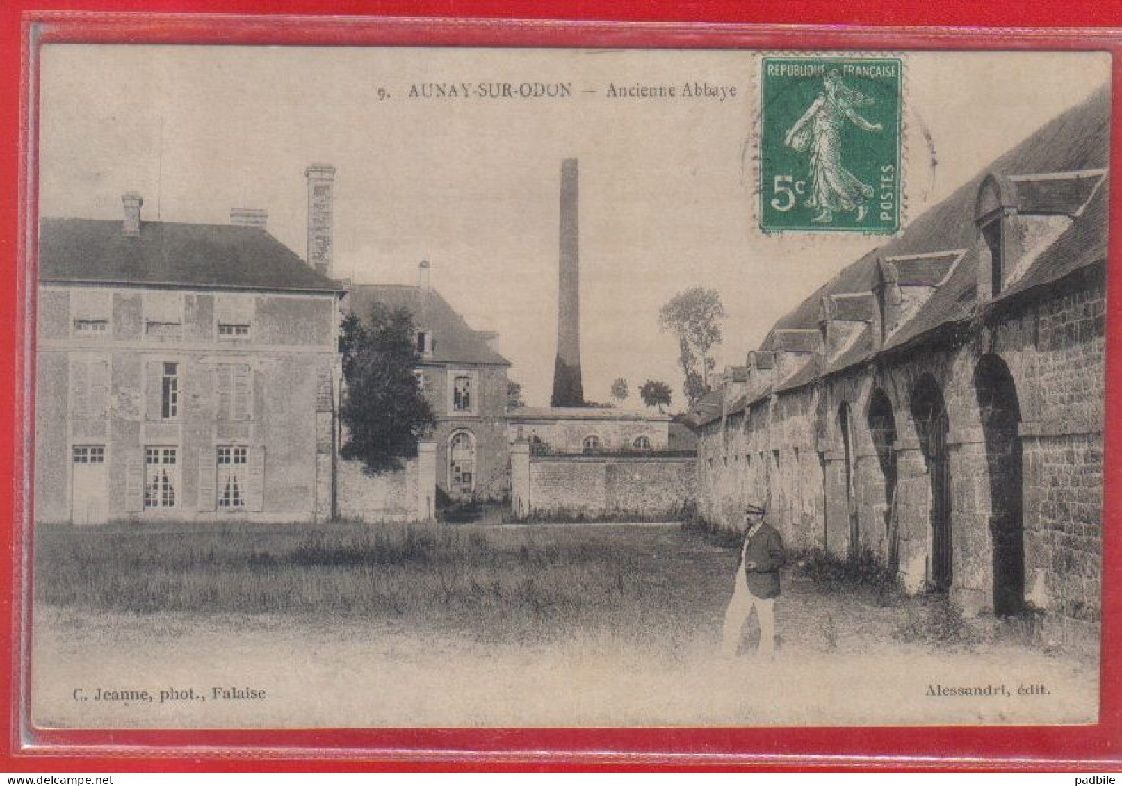 Carte Postale 14. Aunay-sur-Odon  Ancienne Abbaye Très Beau Plan - Altri & Non Classificati