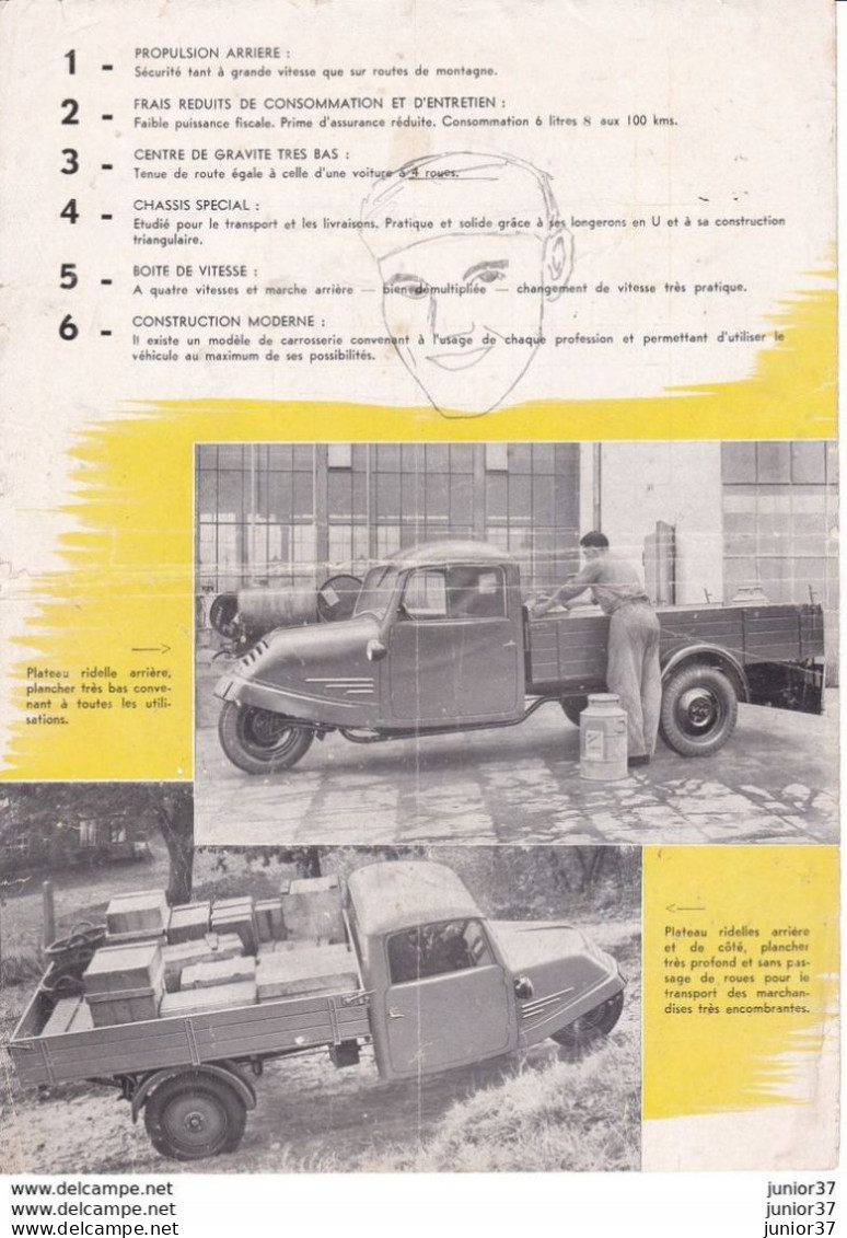 Dépliant Goliath 750 Kgs 1949/55 - Reclame