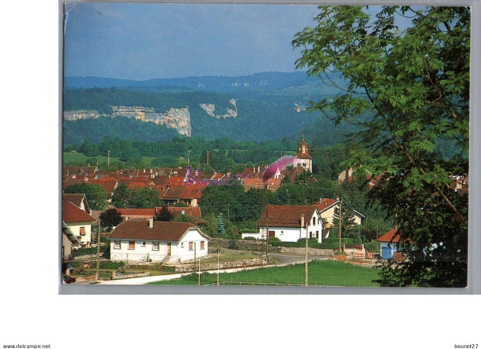 CLAIRVAUX LES LACS 39 - Vue Générale Sur Le Village 1989 - Clairvaux Les Lacs