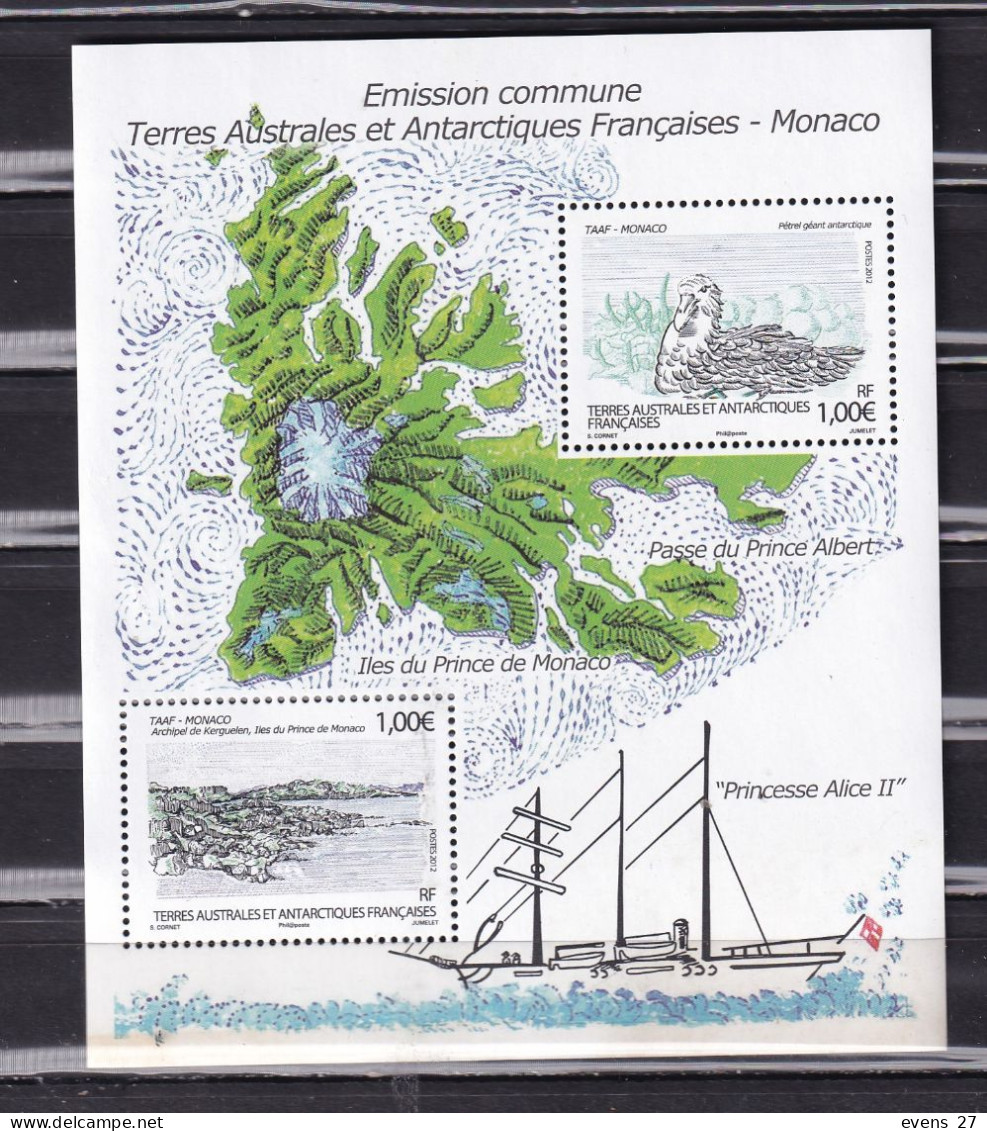 FRENCH SOUTHERN AND ANTARCTIC TERRITORIES-BIRDS-BLOCK-MNH. - Andere & Zonder Classificatie