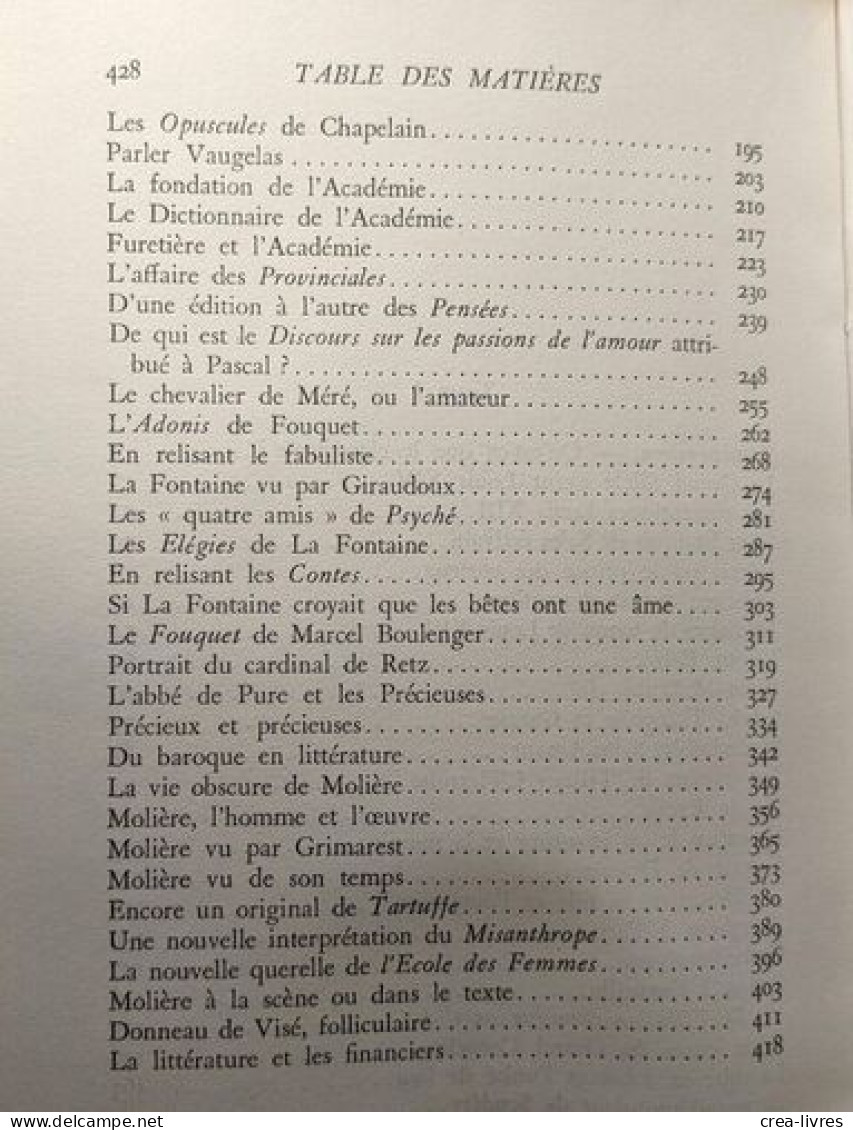 Courrier Littéraire XVIIe Siècle - TOME PREMIER - Nouvelle édition Augmentée - Other & Unclassified