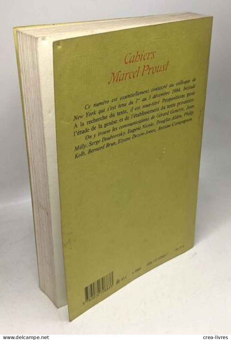 14 Études Proustiennes VI / Cahiers Marcel Proust - Autres & Non Classés