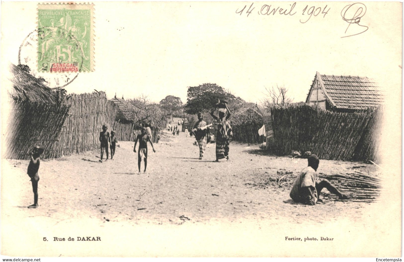 CPA Carte Postale Sénégal Dakar Une Rue 1904VM80732ok - Sénégal