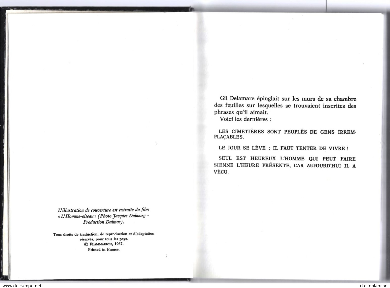 GIL DELAMARE - Aventure Vécue, Flammarion - Le Risque Est Mon Métier - Livre édité En 1967 - Biografia