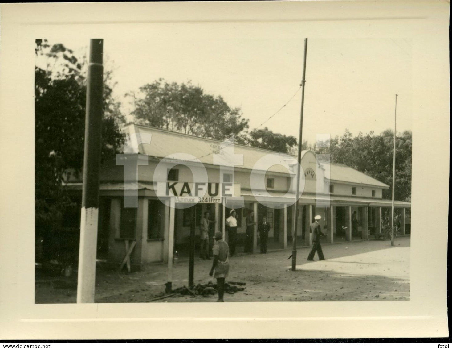 1954 REAL AMATEUR PHOTO FOTO KAFUE LUSAKA ZAMBIA AFRICA  AFRIQUE AT444 - Afrika