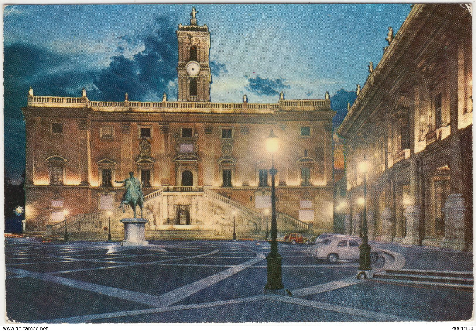 Roma: ALFA ROMEO 1900, FIAT 500C GIARDINIERA - Campidoglio - (Italia) - Voitures De Tourisme