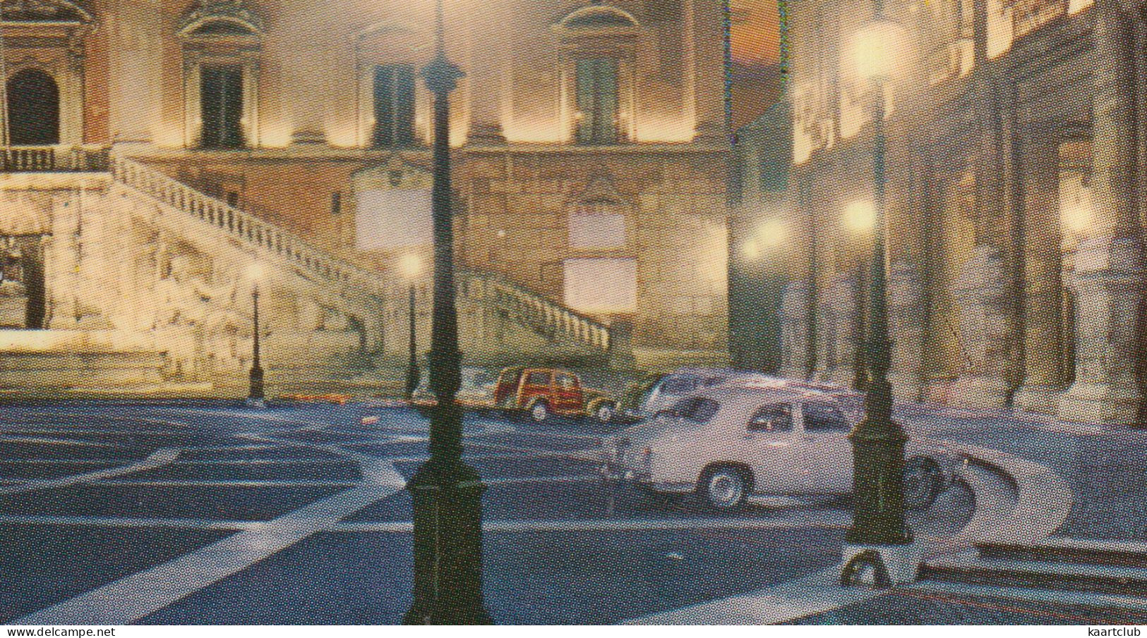 Roma: ALFA ROMEO 1900, FIAT 500C GIARDINIERA - Campidoglio - (Italia) - Voitures De Tourisme