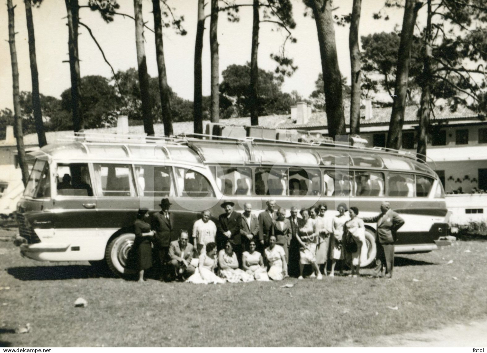 1958 ORIGINAL AMATEUR PHOTO FOTO AUTOCARRO PORTUGUESE BUS AUTOBUS ISIDORO DUARTE AT340 - Automobile