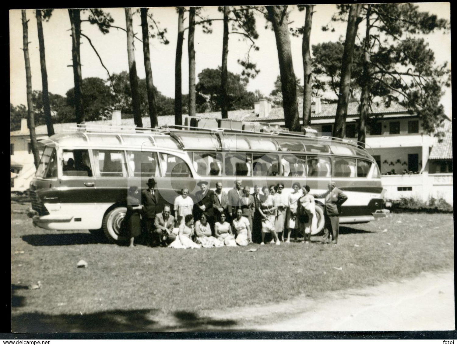 1958 ORIGINAL AMATEUR PHOTO FOTO AUTOCARRO PORTUGUESE BUS AUTOBUS ISIDORO DUARTE AT340 - Automobiles