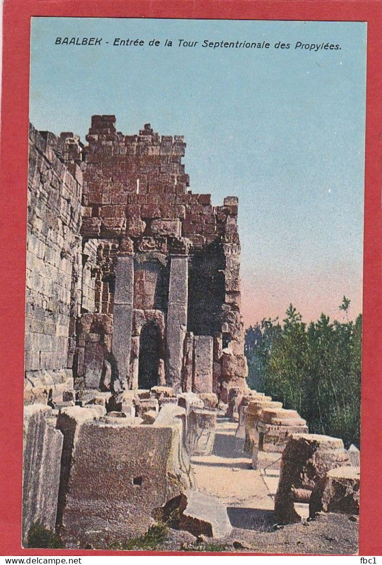 Liban - Baalbeck - Entrée De La Tour Septentrionale Des Propylées - Libanon