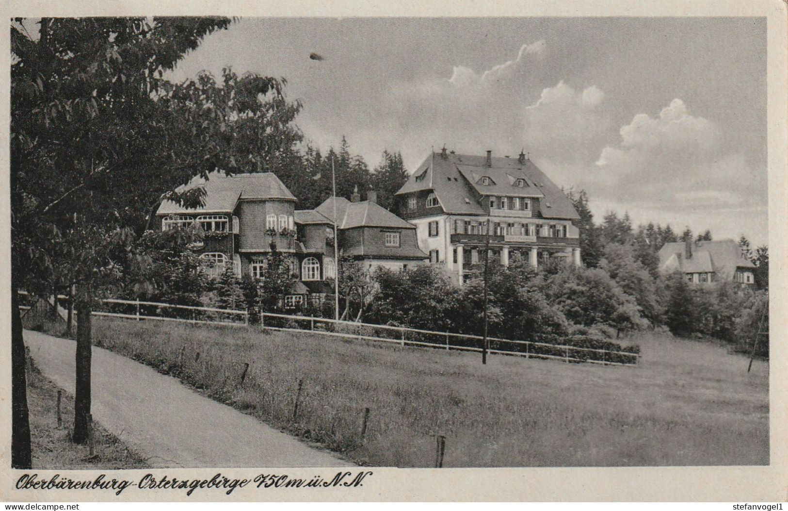 Oberbärenburg  Gel. 1951 Ferienheim - Sonstige & Ohne Zuordnung