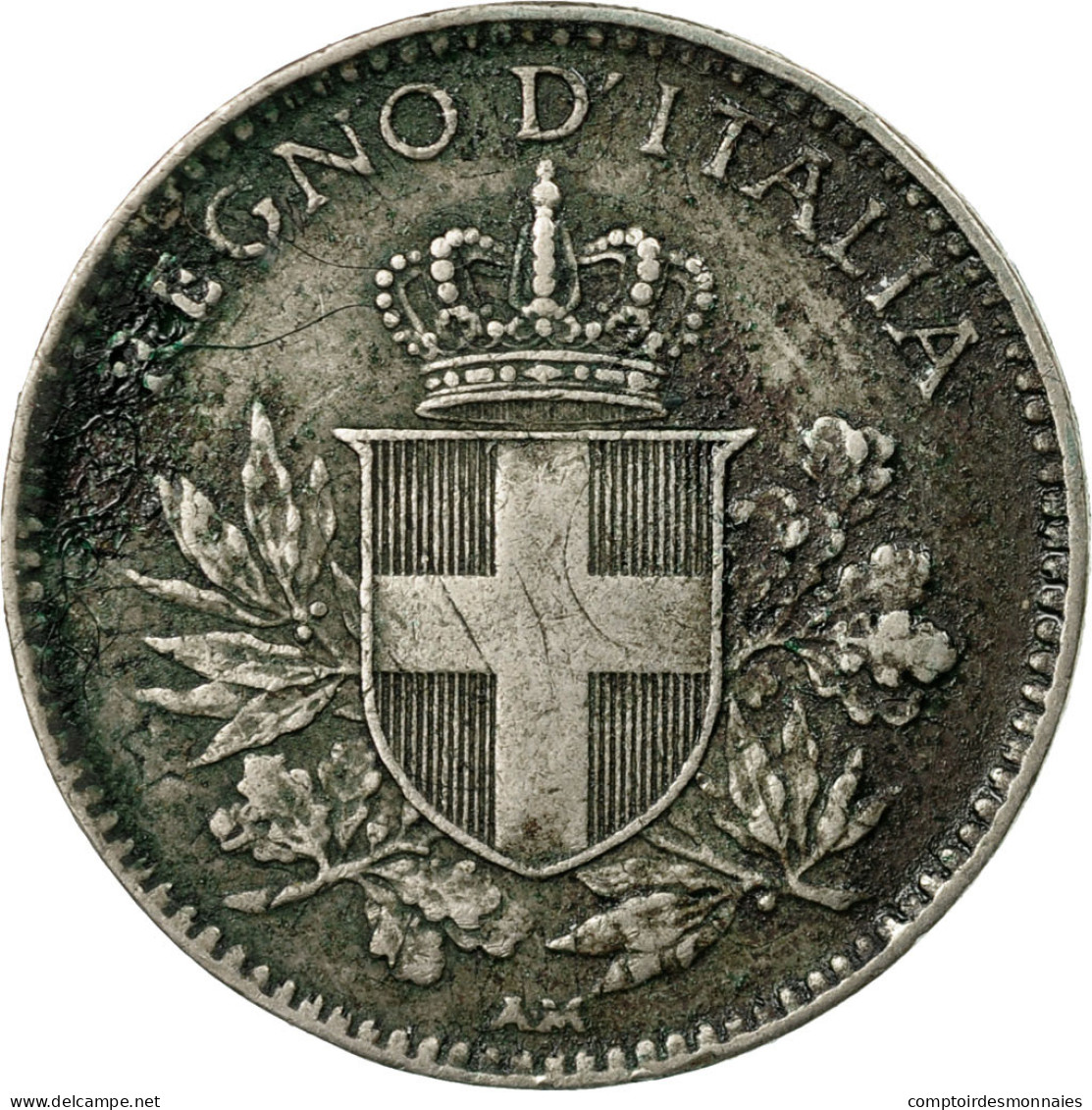 Monnaie, Italie, Vittorio Emanuele III, 20 Centesimi, 1919, Rome, TB+ - 1900-1946 : Vittorio Emanuele III & Umberto II