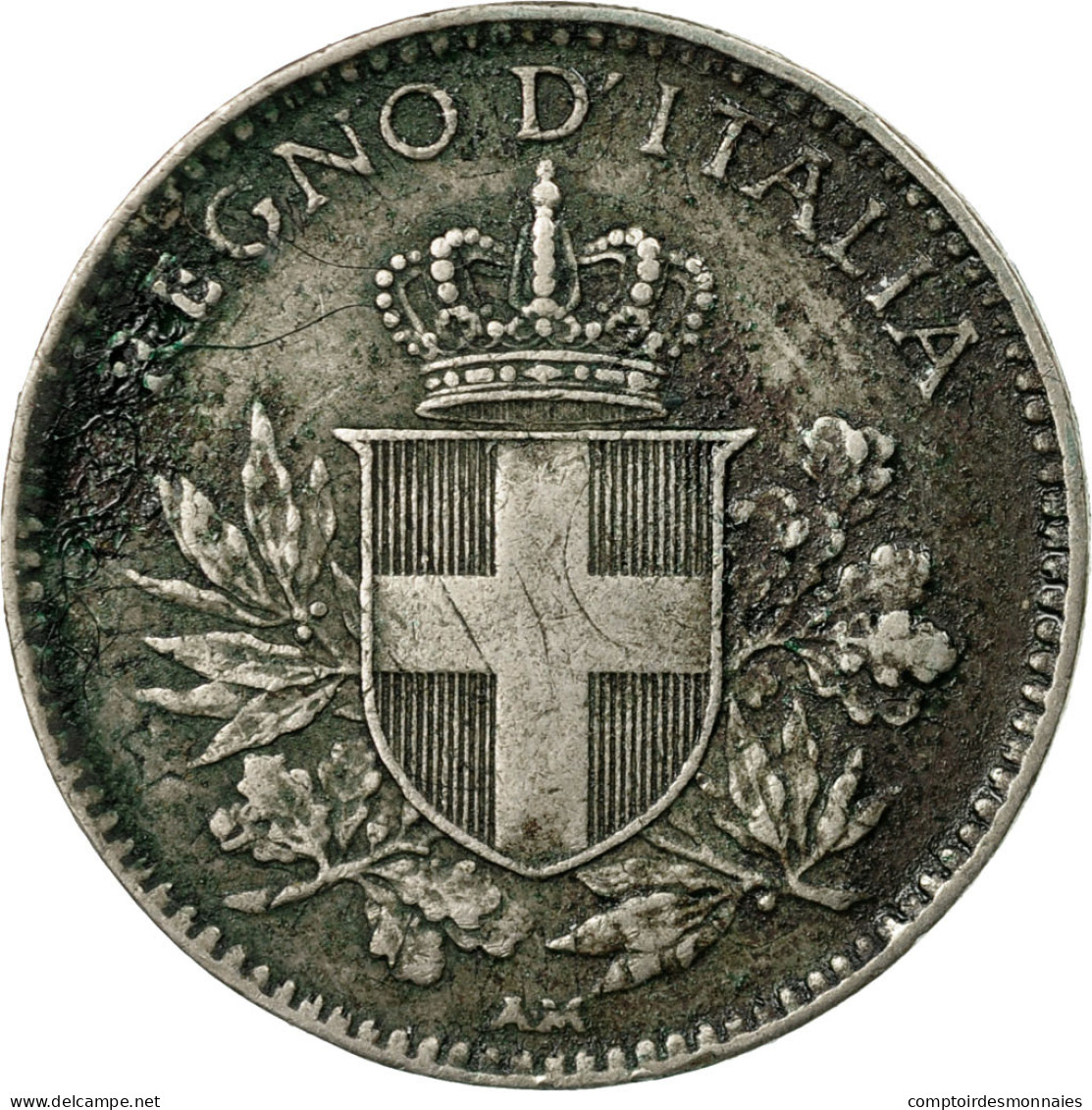 Monnaie, Italie, Vittorio Emanuele III, 20 Centesimi, 1919, Rome, TB+ - 1900-1946 : Victor Emmanuel III & Umberto II