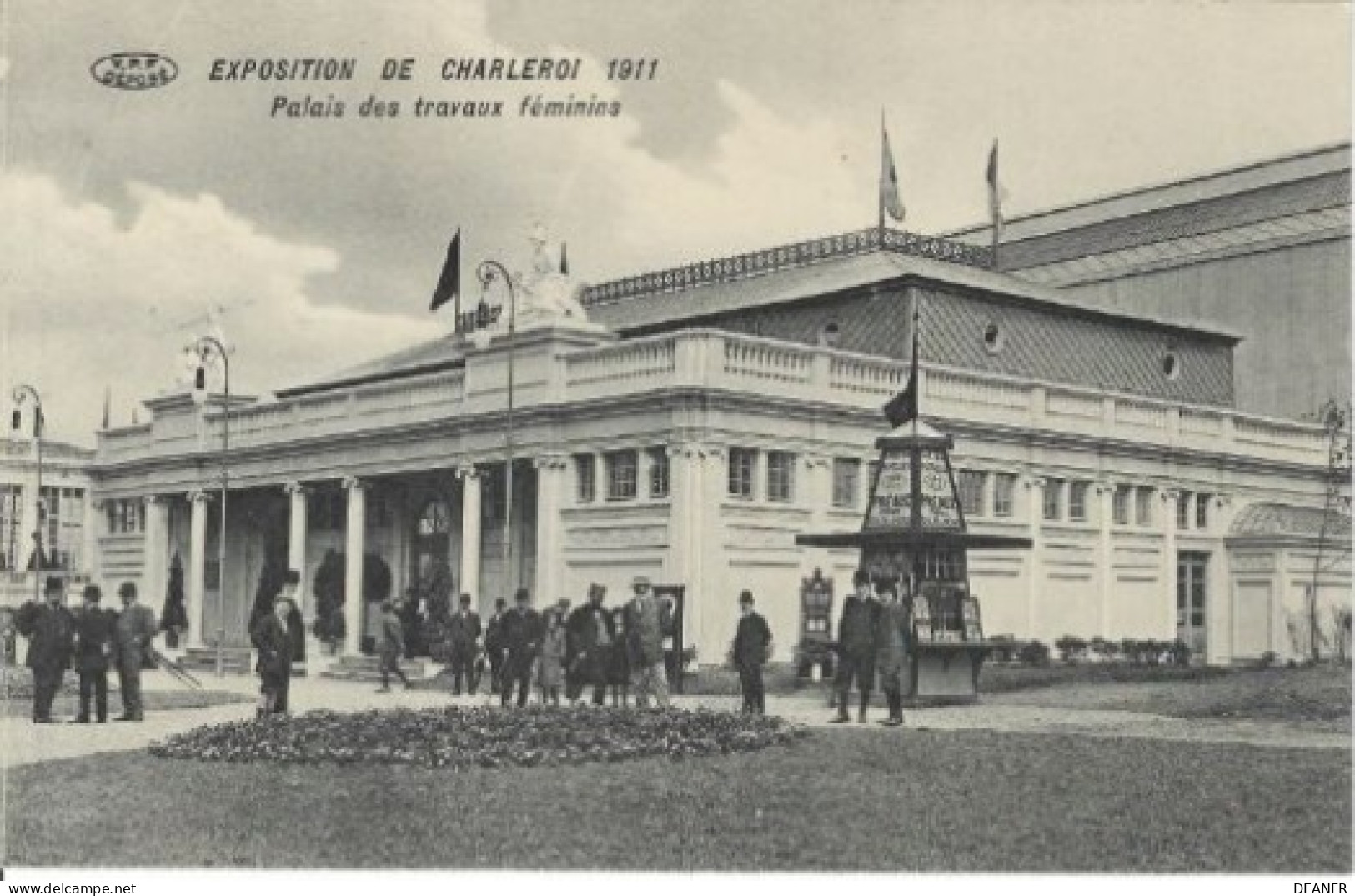 EXPOSITION DE CHARLEROI 1911 : Palais Des Travaux Féminins. Carte Impeccable. - Charleroi