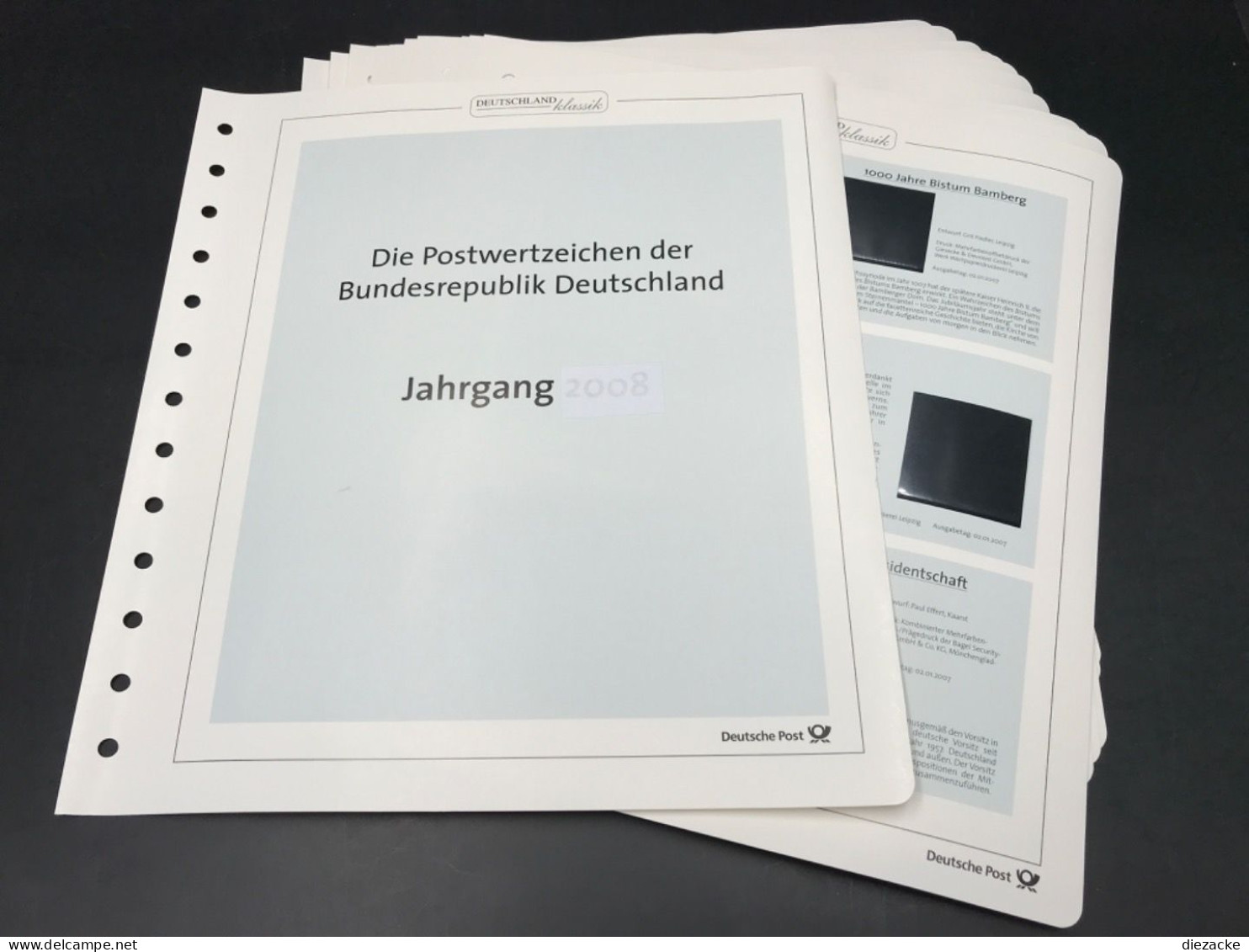 DP Deutschland Klassik 2023 Vordrucke Neuwertig (SB1067 - Pre-printed Pages