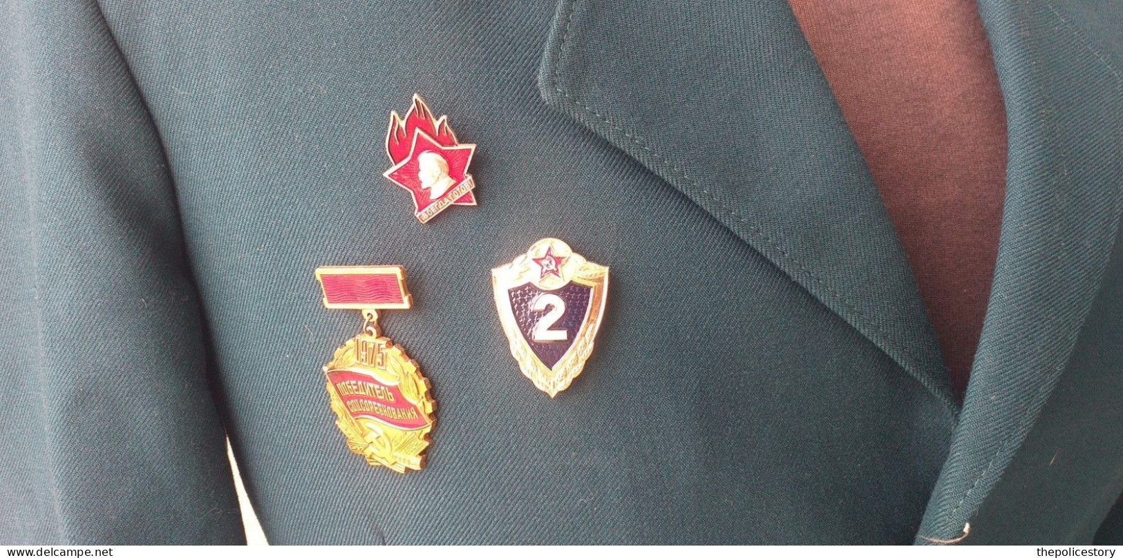 Giacca Vintage Alta Uniforme Da Ufficiale Della Armata Rossa Periodo Sovietico - Divise