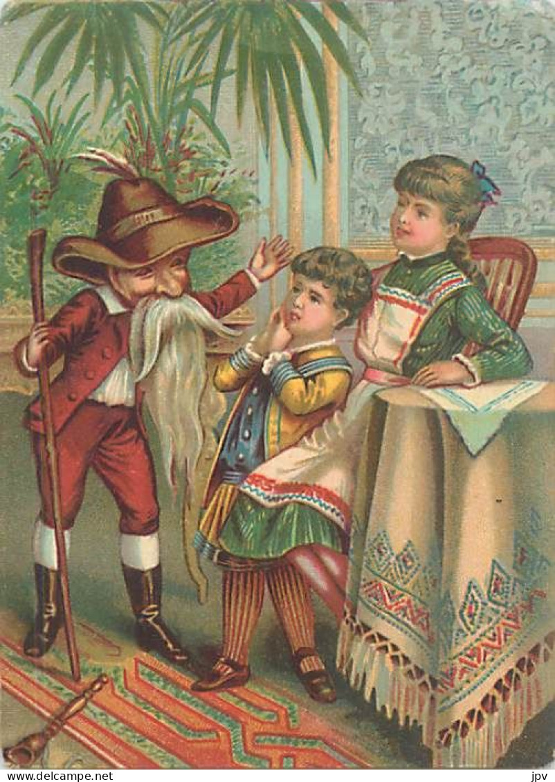 Véritable Chromolithographie : CONTE POUR ENFANTS - Autres & Non Classés