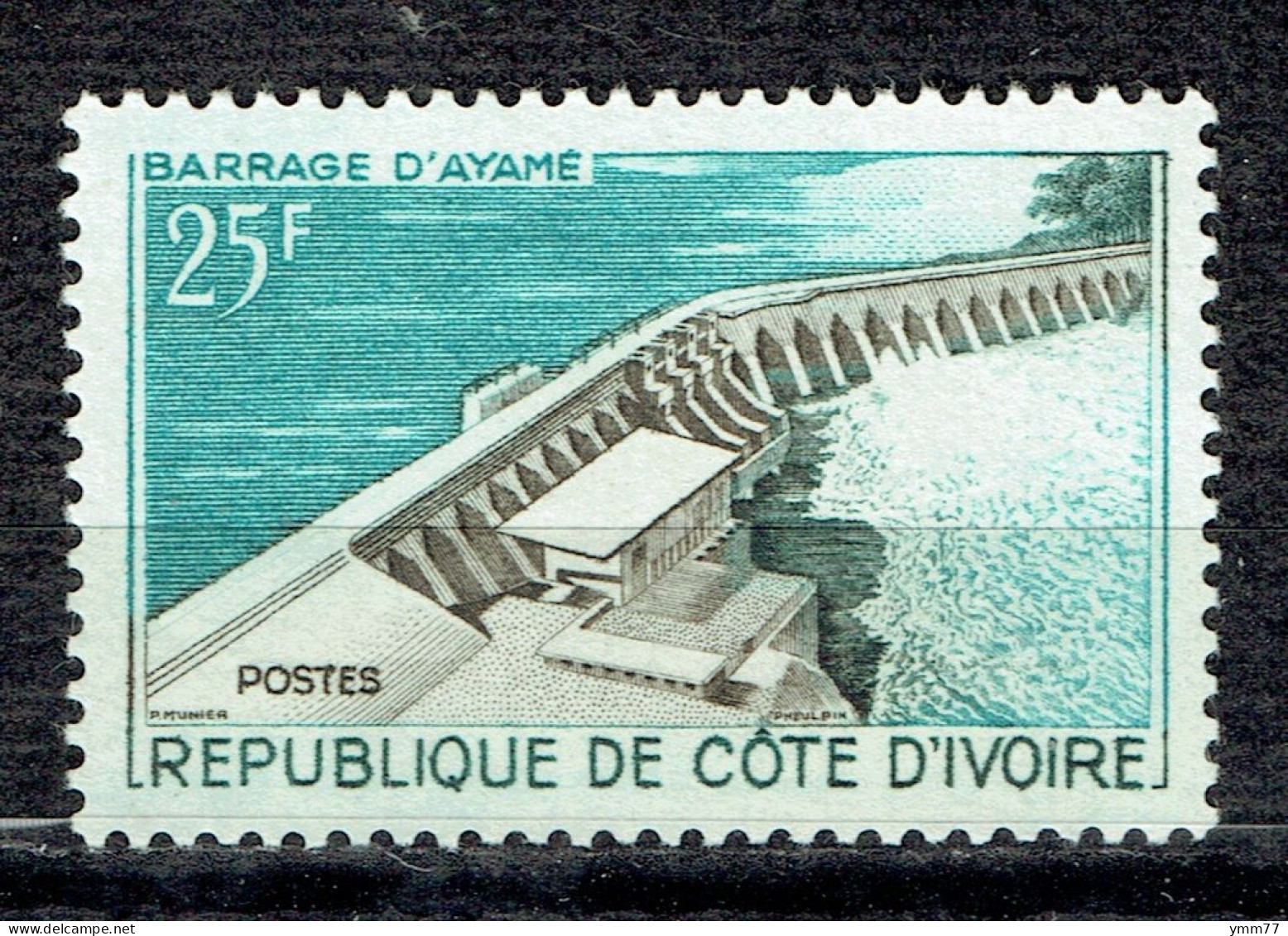 Inauguration Du Barrage D'Ayamé - Costa De Marfil (1960-...)