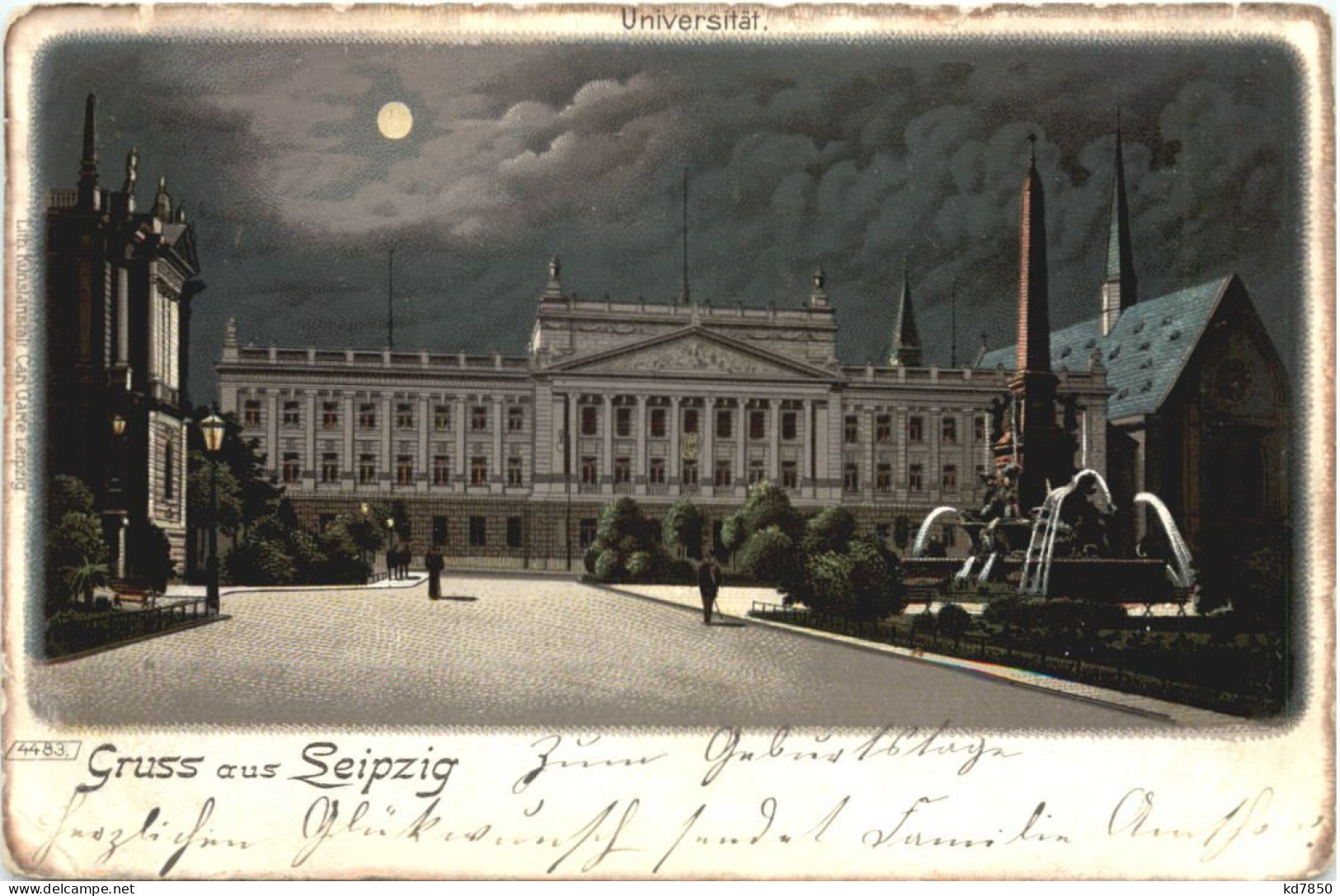 Gruss Aus Leipzig - Litho - Leipzig