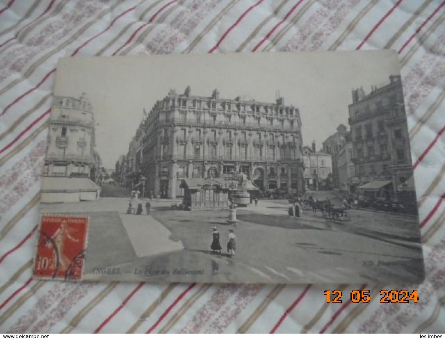 Angers. La Place Du Ralliement. ND PM 1907 - Angers