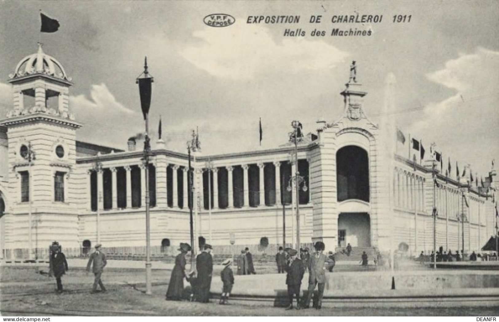 EXPOSITION DE CHARLEROI 1911 : Halls Des Machines. Carte Impeccable. - Charleroi