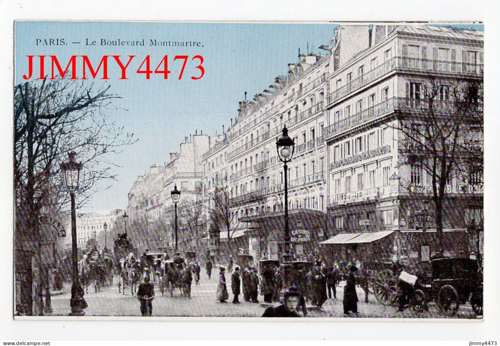 CPA - PARIS - Le Boulevard Montmartre (  Bien Animé ) - Other & Unclassified