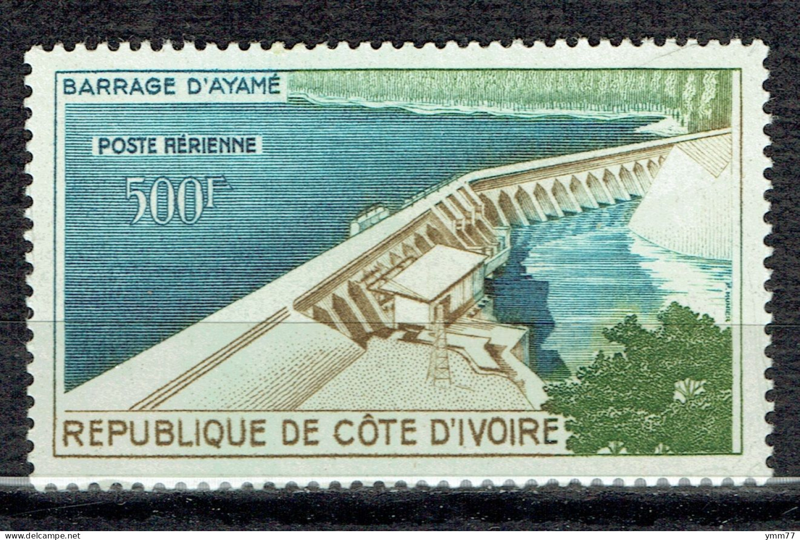 Inauguration Du Barrage D'Ayamé - Ivory Coast (1960-...)