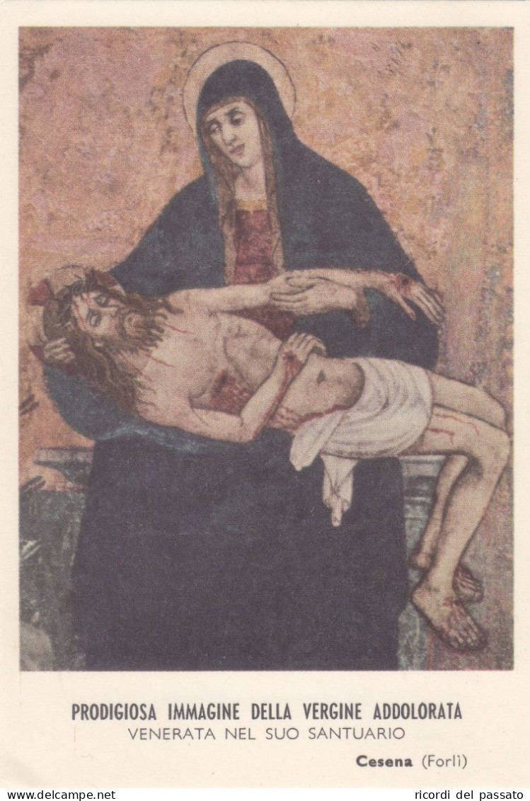 Santino Prodigiosa Immagine Della Vergine Addolorata - Devotion Images