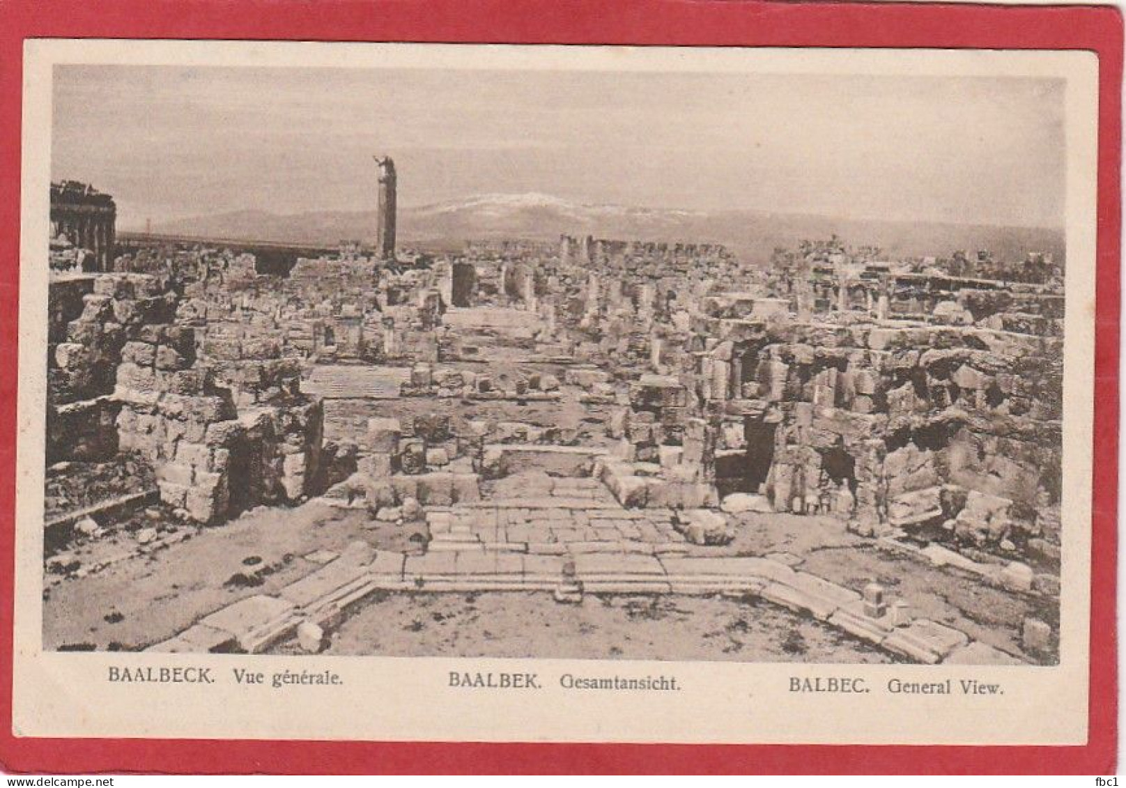 Liban - Baalbeck - Vue Générale - Libanon