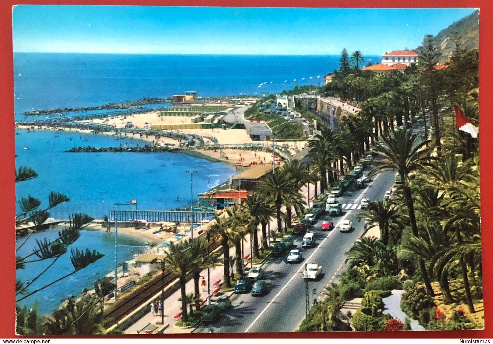 SANREMO - Riviera Dei Fiori - Via Aurelia E Spiaggia Di Ponente - 1967 (c741) - San Remo