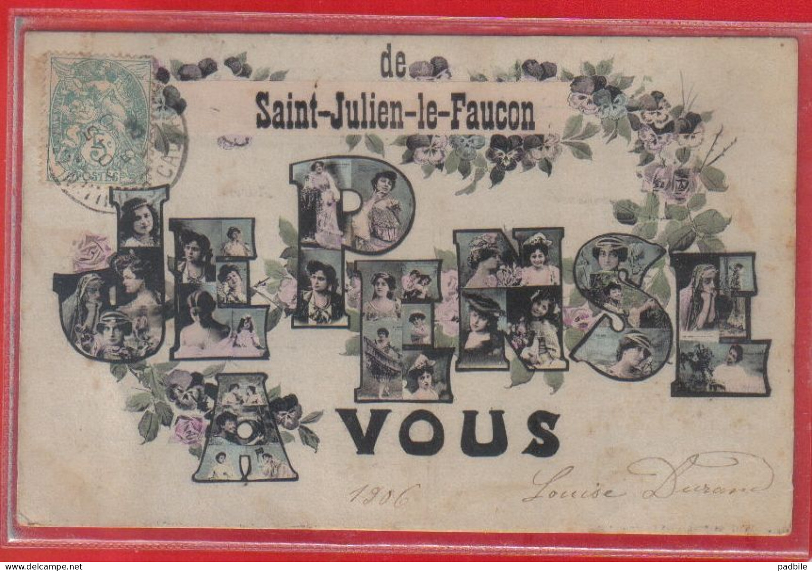 Carte Postale 14. Saint-Julien-le-Faucon  Très Beau Plan - Andere & Zonder Classificatie