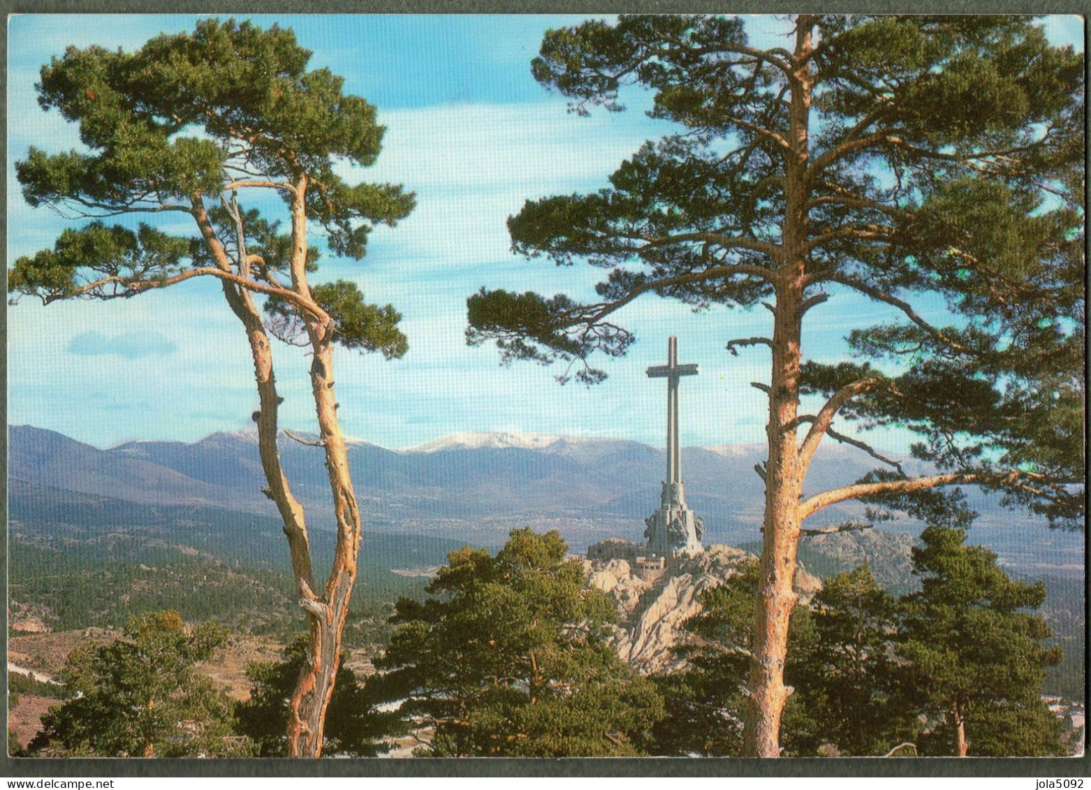 ESPAGNE - SANTA CRUZ DEL VALLEE DE LOS CAIDOS - La Cruz Desde El Via Crucis - Madrid