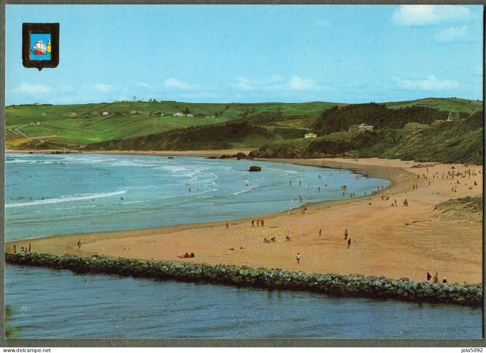 ESPAGNE - SAN VICENTE DE LA BARQUERA (SANTANDER) - Playa Meron - Cantabria (Santander)