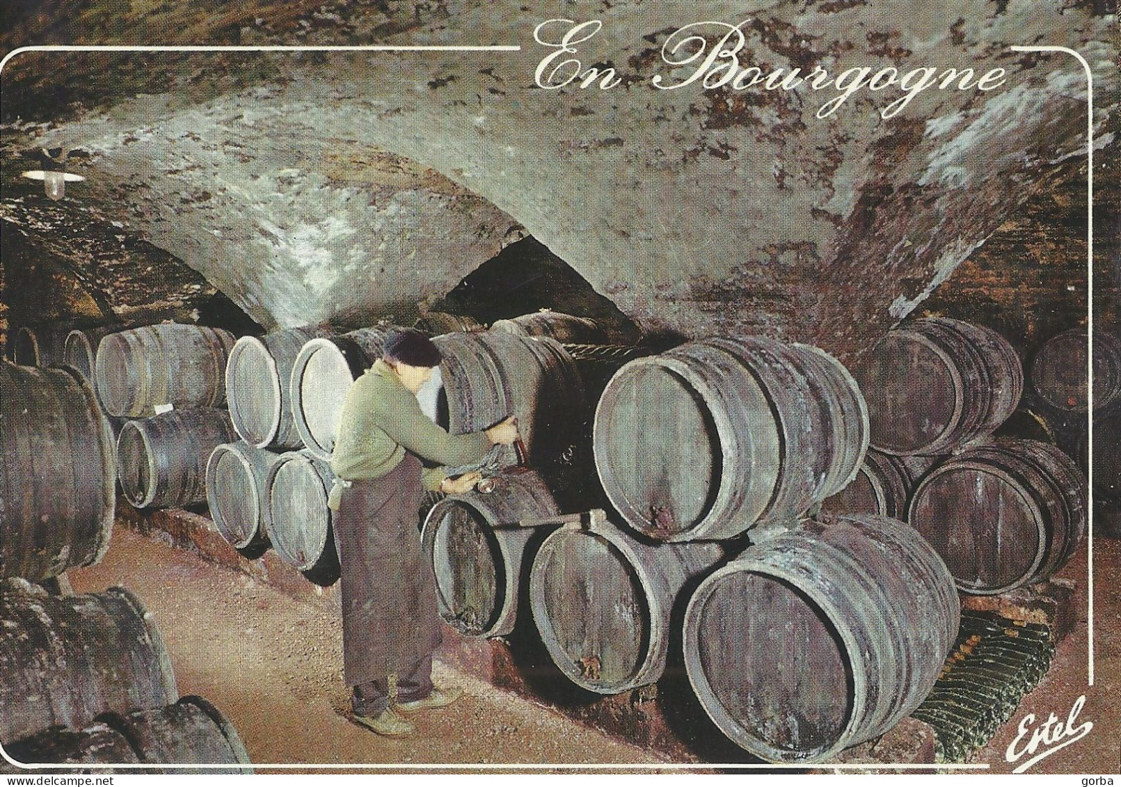 *CPM  - 21 - Une Cave En BOURGOGNE - Autres & Non Classés