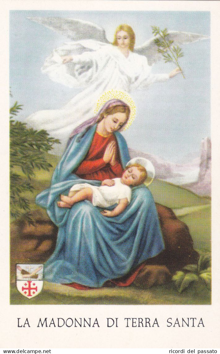 Santino La Madonna Di Terra Santa - Devotion Images