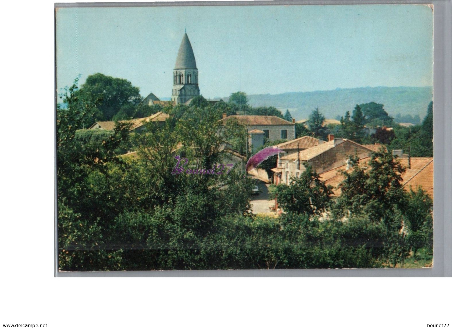 MONTBRON 16 - Echappée Sur Les Toits Et Le Clocher De La Ville Carte Vierge - Sonstige & Ohne Zuordnung