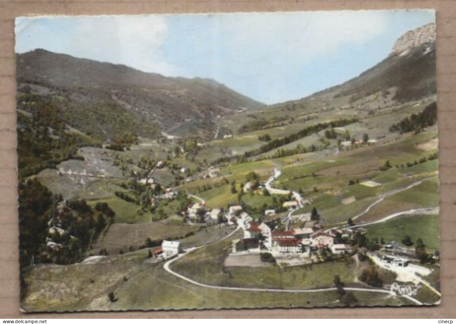 CPSM 38 - RENCUREL En VERCORS - Vue Générale Aérienne - TB PLAN CENTRE Intérieur - Autres & Non Classés