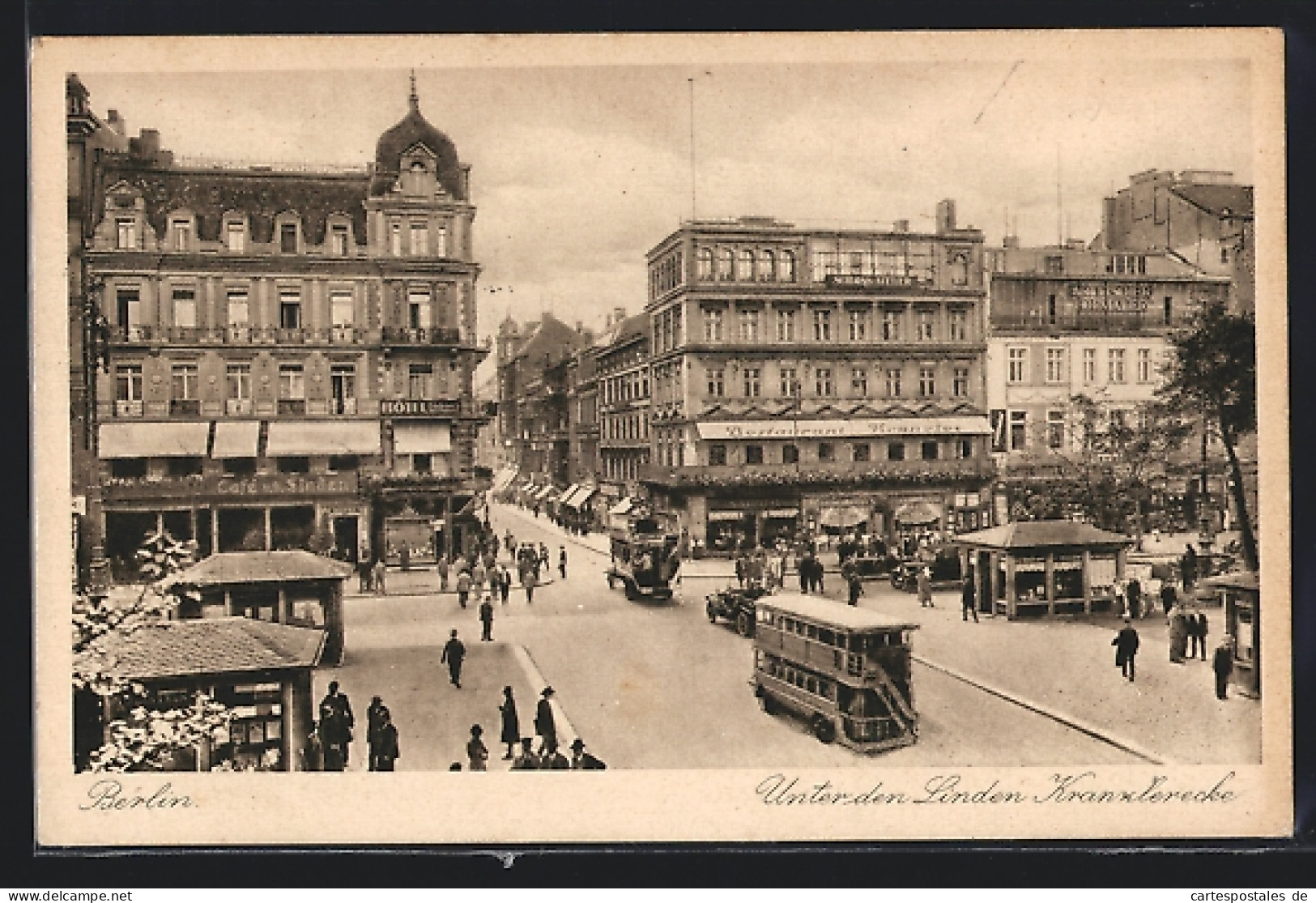 AK Berlin, Unter Den Linden, Kranzlerecke  - Mitte