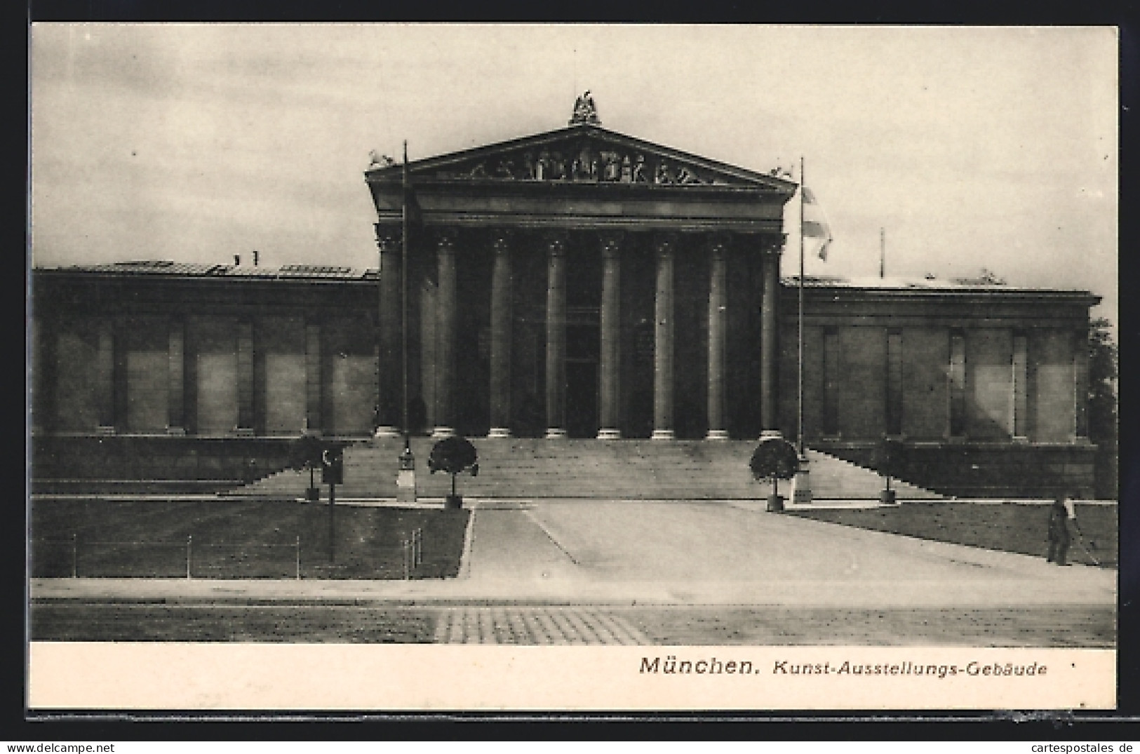 AK München, Kunst-Ausstellungs-Gebäude, Glyptothek Am Königsplatz  - Muenchen