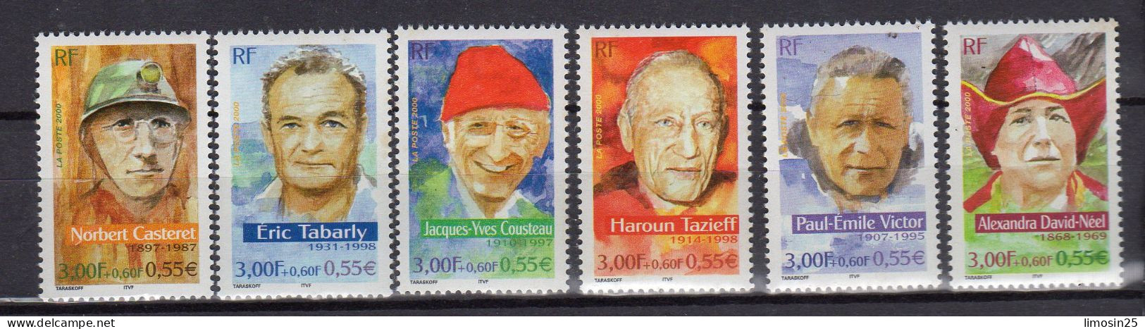 PERSONNAGES CELEBRES - Aventuriers - 2000 - Unused Stamps