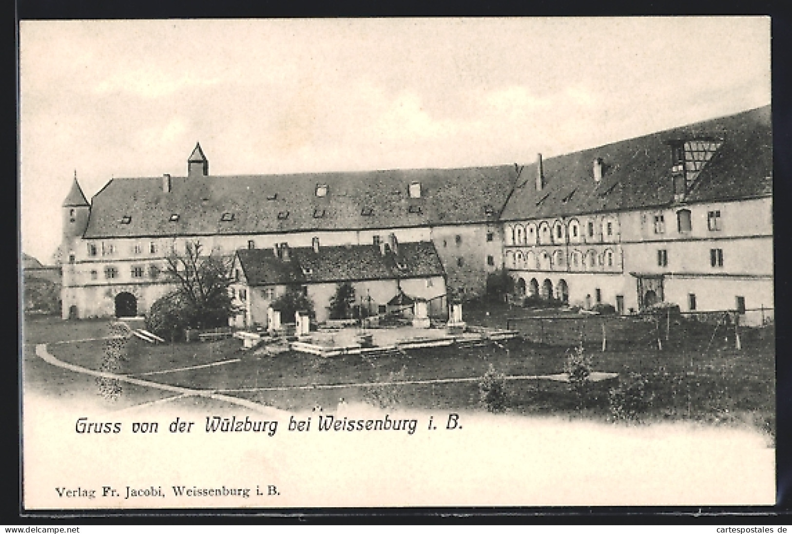AK Weissenburg I. B., Blick Auf Die Wülzburg  - Weissenburg