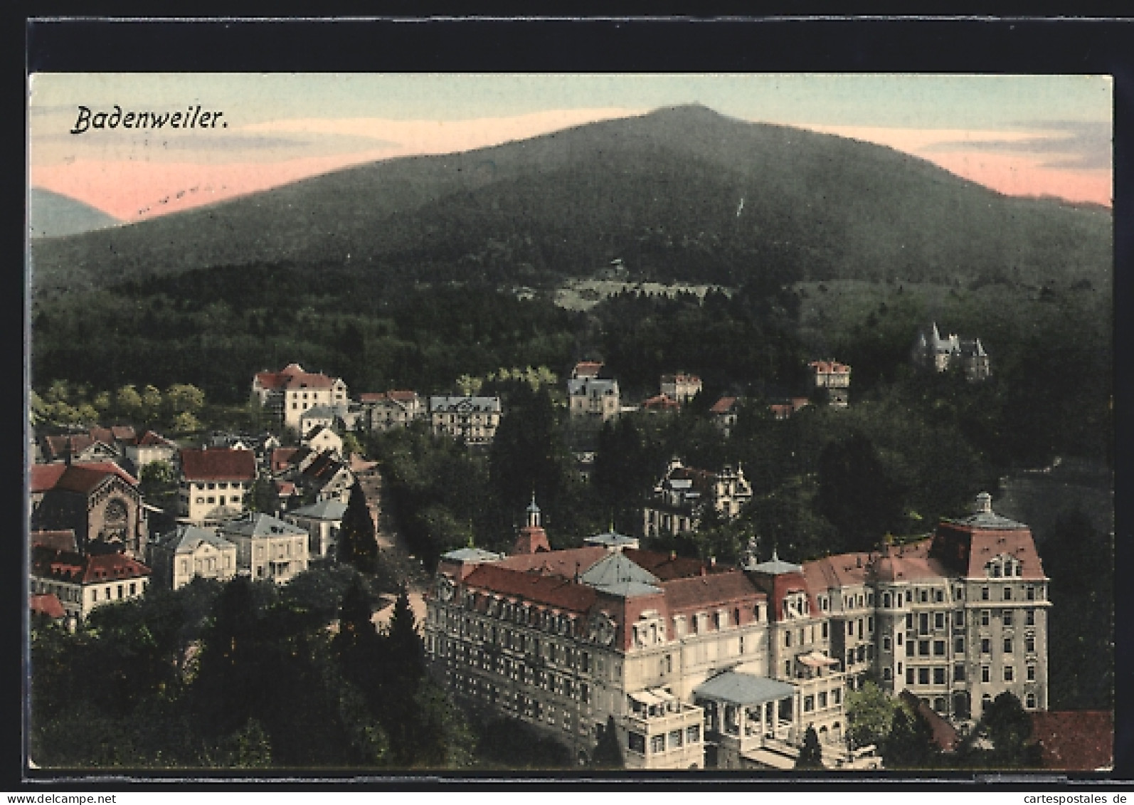 AK Badenweiler, Teilansicht Aus Der Vogelschau  - Badenweiler