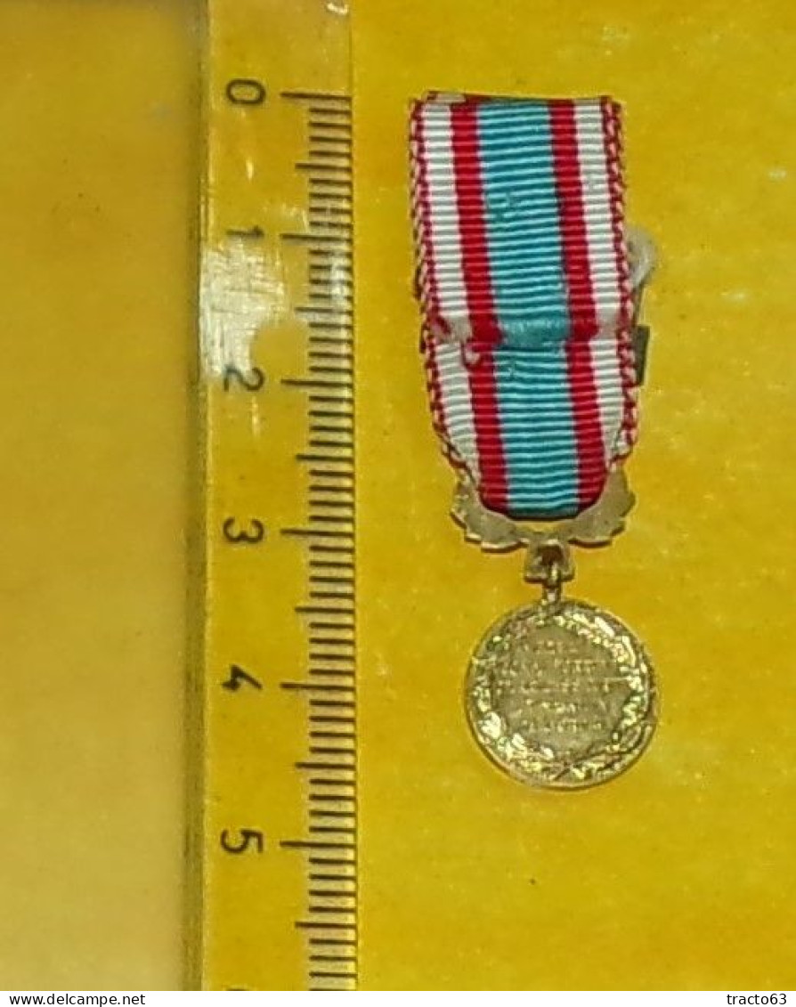 MEDAILLE EN REDUCTION  DE LA MEDAILLE COMMEMORATIVE OPERATIONS DE SECURITE ET MAINTIEN DE L'ORDRE AVEC AGRAPHE ALGERIE E - Frankreich