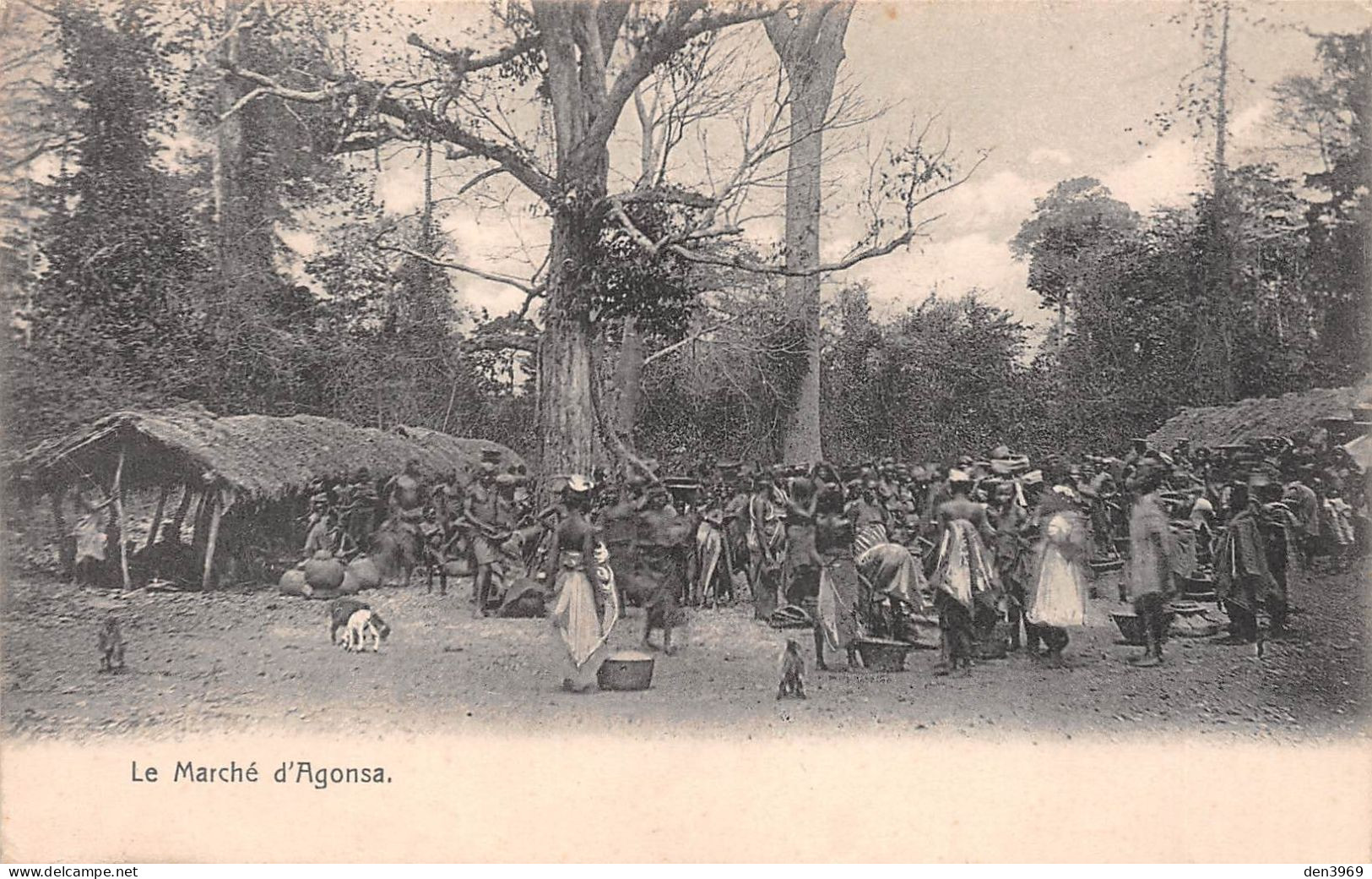 Afrique - Dahomey - Le Marché D'AGONSA - Précurseur - Dahome