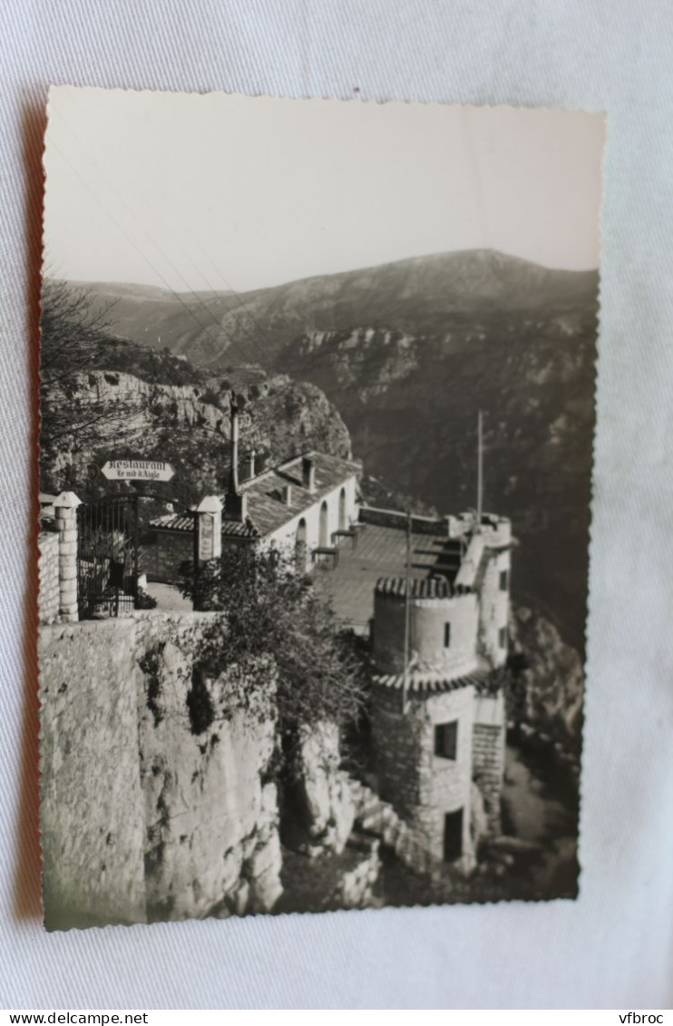 N703, Cpm 1958, Gourdon, Le Restaurant "le Nid D'aigle", Alpes Maritimes 06 - Gourdon