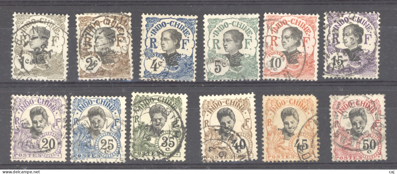 Indochine   :  Yv  41-53  (o)  Sauf 49 - Used Stamps