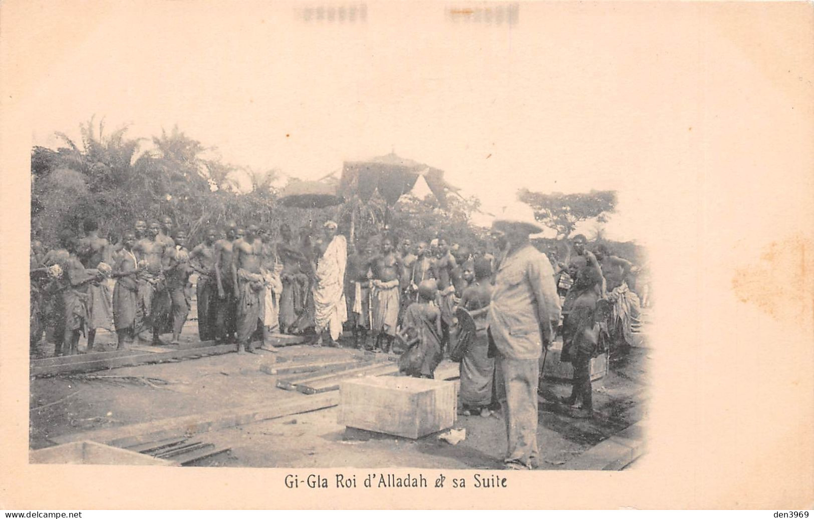 Afrique - Dahomey - Gi-Gla Roi D'ALLADAH Et Sa Suite - Allada - Précurseur - Dahomey