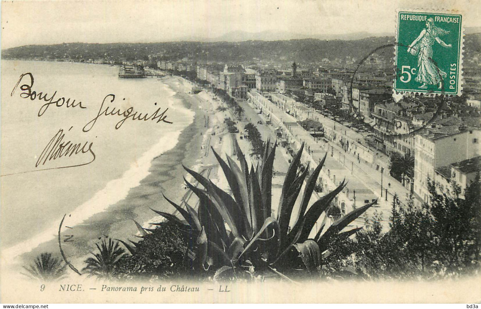 06 - NICE - PANORAMA PRIS DU CHATEAU - Other & Unclassified